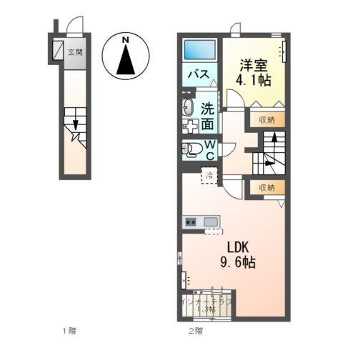 モンヴェール 間取り図画像