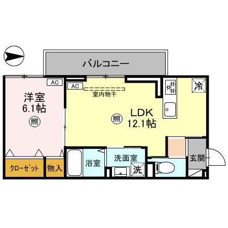 カスタリアⅦ（101） 間取り図画像