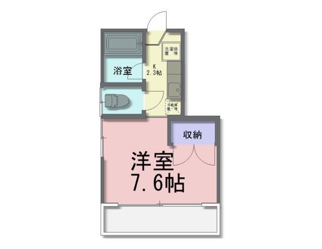 BBALoge江田（D） 間取り図画像