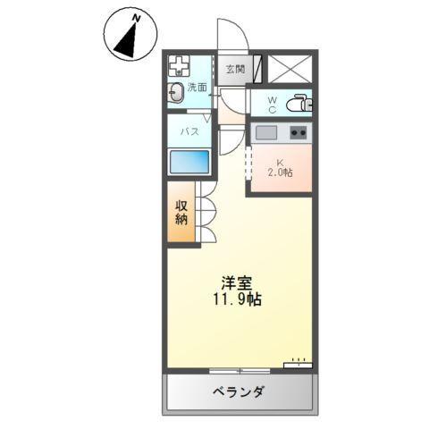 アランチーノ 間取り図画像