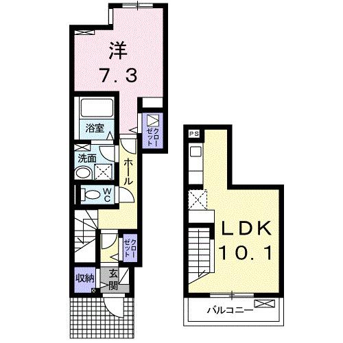 ベル　チェ　ドマーニ（102） 間取り図画像