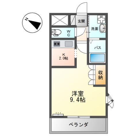 ウイング　ベル 間取り図画像