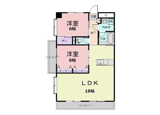 ファーストタウン（105） 間取り図画像