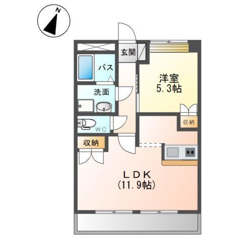 グランディール　コア 間取り図画像