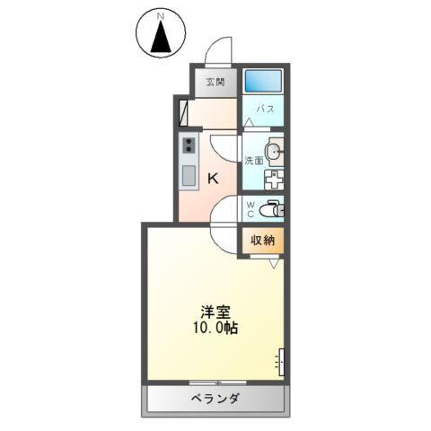 エンタープライズ　ガーデン 間取り図画像
