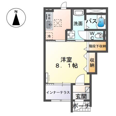 仮）高崎市下小鳥町新築アパート 間取り図画像