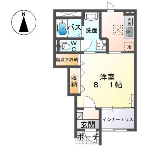 仮）高崎市下小鳥町新築アパート 間取り図画像