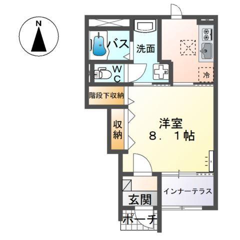 仮）高崎市下小鳥町新築アパート 間取り図画像