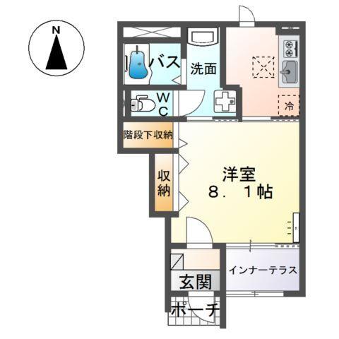 仮）高崎市下小鳥町新築アパート 間取り図画像
