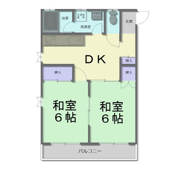 ユーロスポットタカダ（205） 間取り図画像