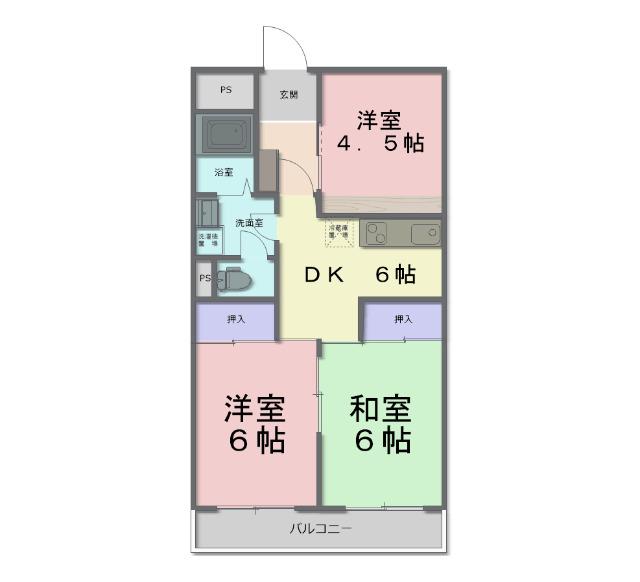 アトレシティーパレス（３０２） 間取り図画像