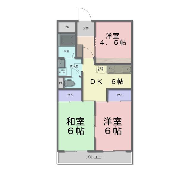 アトレシティーパレス（３０４） 間取り図画像