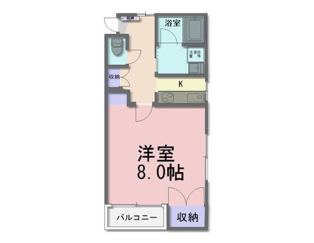 文京町山岸ハイツ（205） 間取り図画像