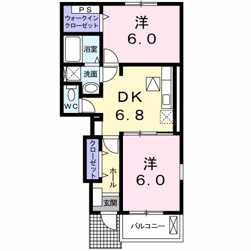 ステラパルテＡ（103） 間取り図画像