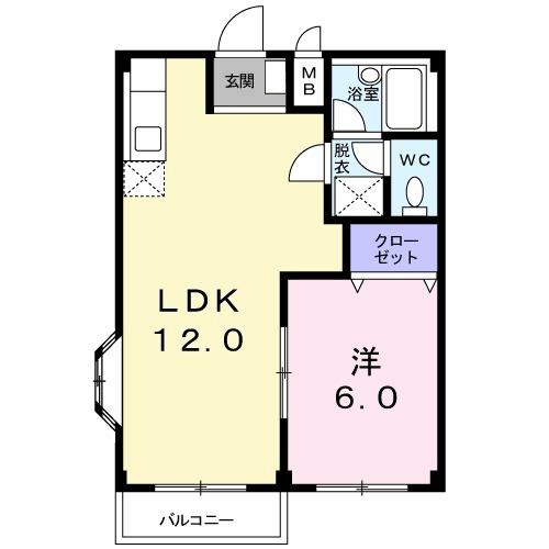 エルディム中島（205） 間取り図画像