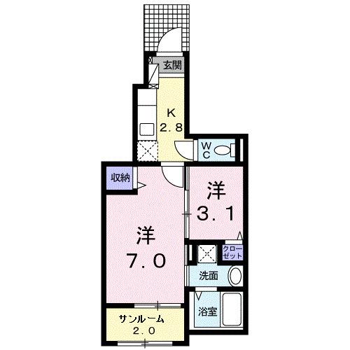 エクセレント　Ｔ．Ｙ　Ⅱ（102） 間取り図画像