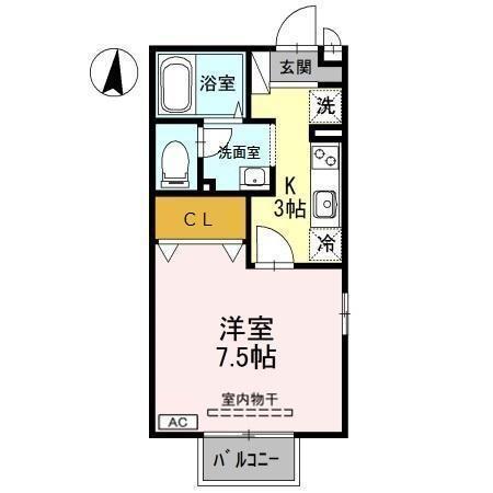 メゾン･フレッサ（101） 間取り図画像