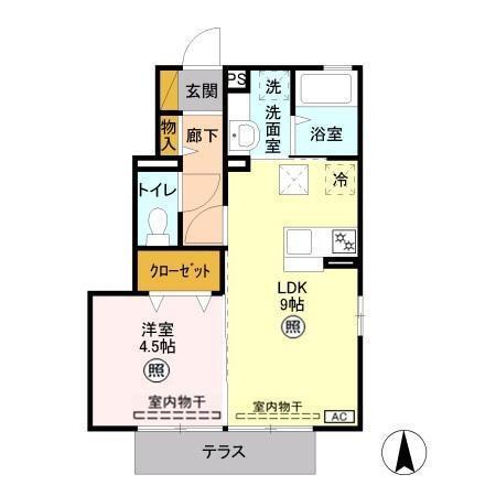 エトワール・ベガ（101） 間取り図画像