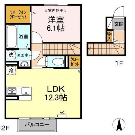 セプトガーデン古市町（205） 間取り図画像