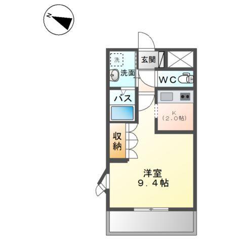 ウイング　ベル 間取り図画像