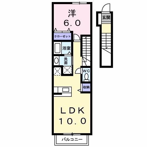 ブルームフィールド　Ⅰ（203） 間取り図画像