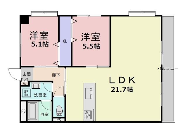 ファーストタウン（608） 間取り図画像