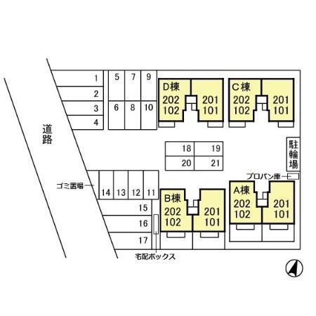 ルミエール大友　Ａ/Ｂ/Ｃ/Ｄ（A202） その他