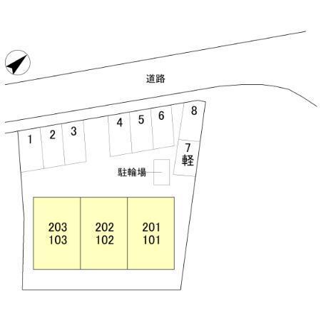 Σresidence歌川町　A棟（103） 駐車場