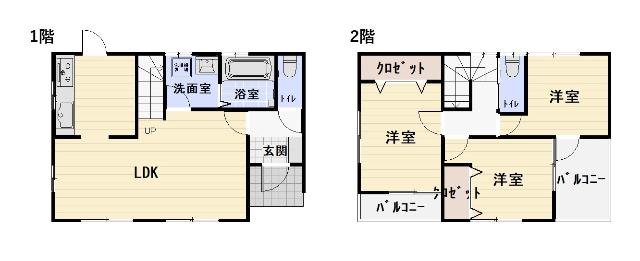 高崎市倉賀野町既存住宅 間取り図画像