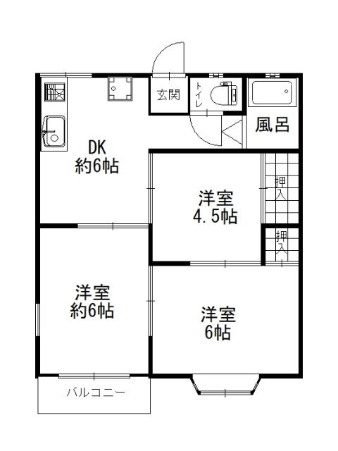 3部屋あるので広く使えますね