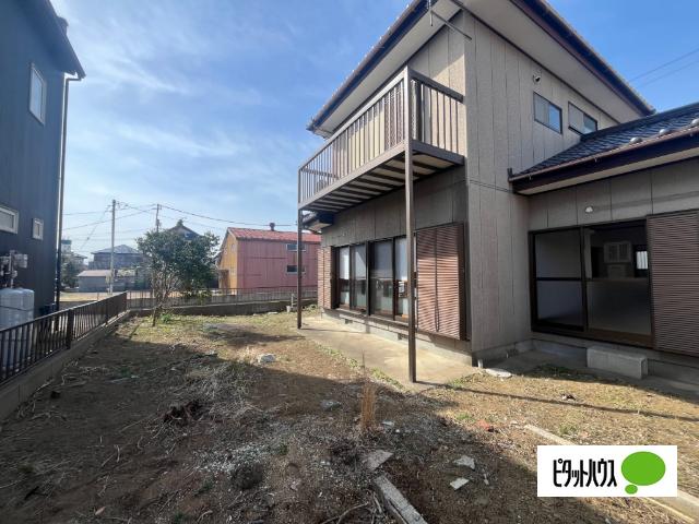 広い庭付きです。