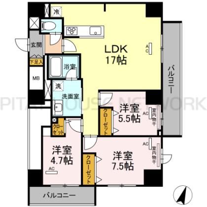  間取り図写真