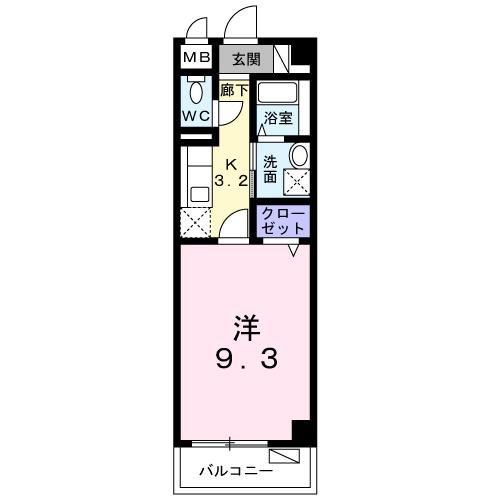ＴＯＲＡＺ　ＨＩＬＬ（302） 間取り図画像
