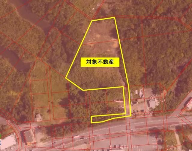 名護市辺野古事業用地 区画図