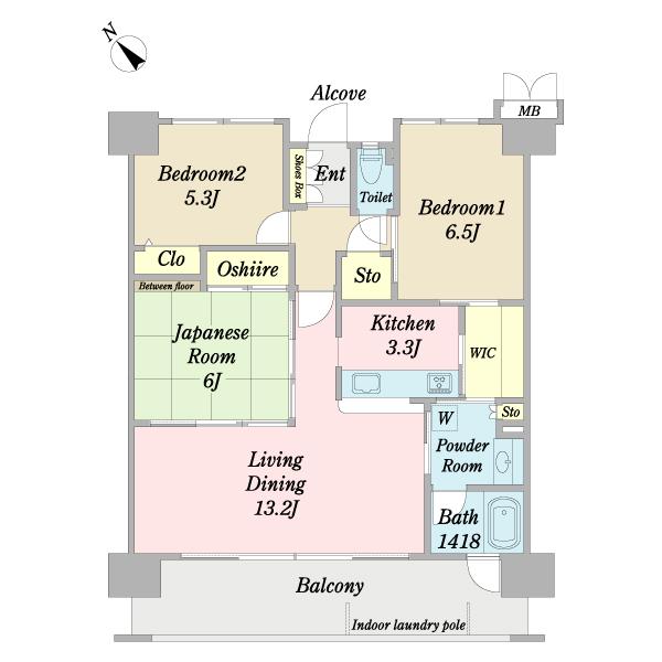 Fステージ古波蔵レイクフロント 間取り図画像