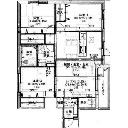  間取り図写真