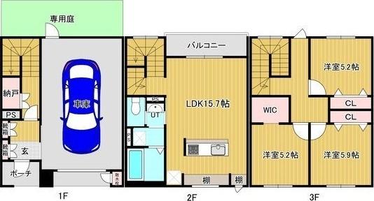  間取り図写真