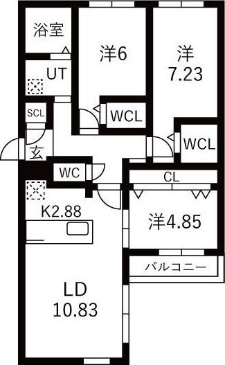  間取り図写真