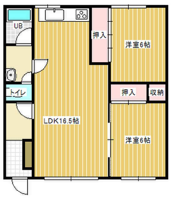 ニューライフ大関（203） 間取り図画像