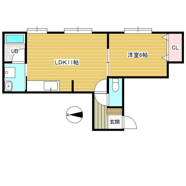 エスパニア砂川Ⅰ（202） 間取り図画像