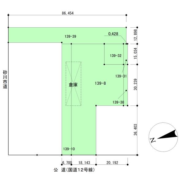 豊沼売倉庫 間取り図画像