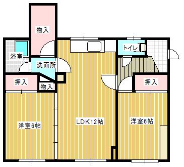 三砂町収益物件 間取り図画像