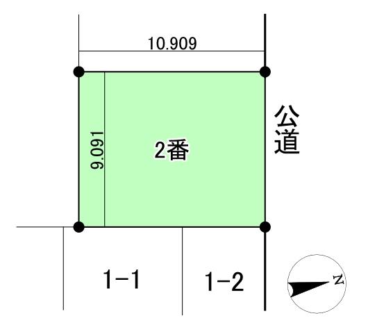 砂川市西3条南3 区画図