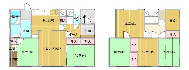 晴見2条北７丁目 間取り図画像