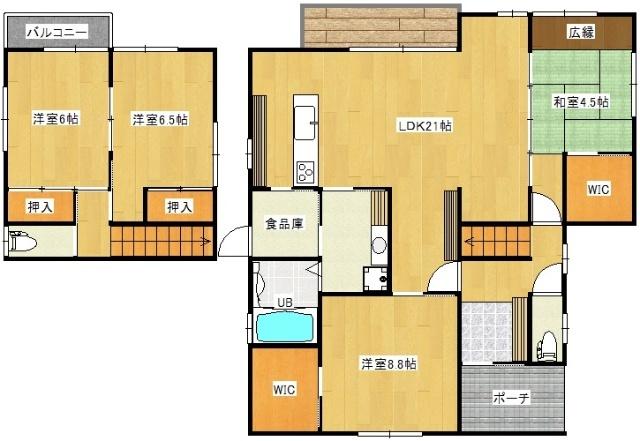権常寺戸建（1） 間取り図画像