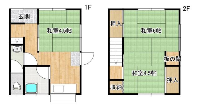  間取り図写真