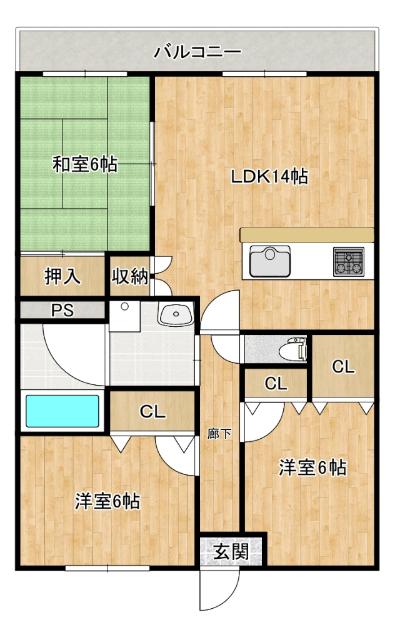  間取り図写真