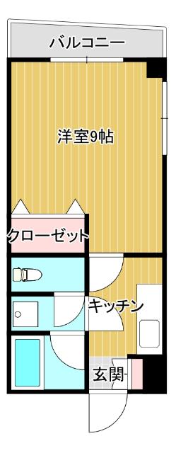 ウエストプレスマンション（301） 間取り図画像