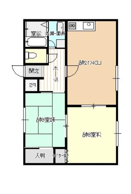 グリーンヒル黒髪（103） 間取り図画像