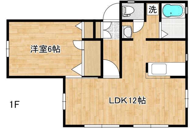 フレール春日（101） 間取り図画像